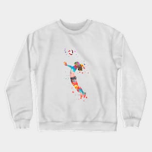 Volleyball girl Crewneck Sweatshirt